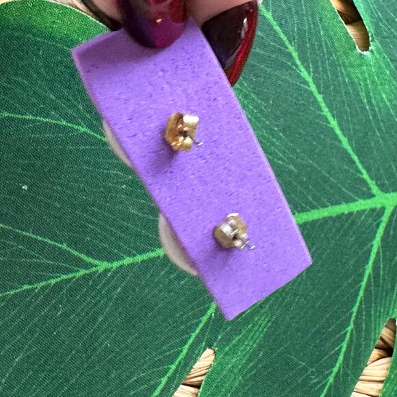 BOGO FREE RETRO BUTTON EARRINGS POST - Picture 4 of 4